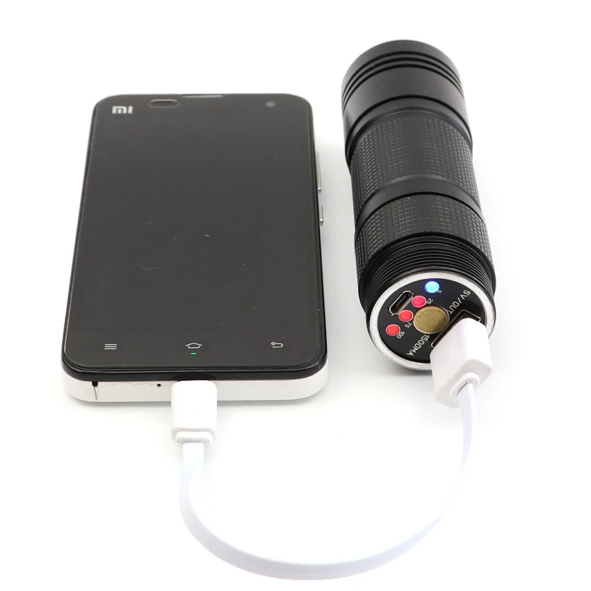 JKK26 портативный алюминиевый сплав XPL Hi XML2 светодиодный USB Перезаряжаемый Фонарик