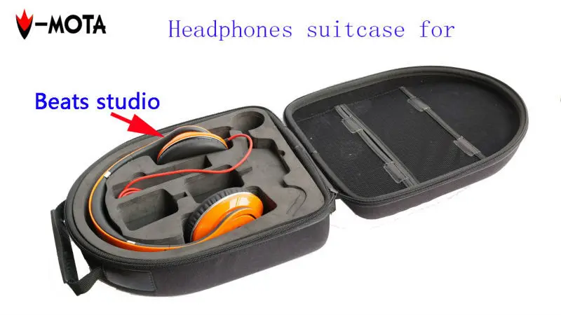V MOTA TDB Headphone suitcase boxs For Beats pro studio studio2 0 monster Inspiration Diamond Tears headphone headset suitcase 