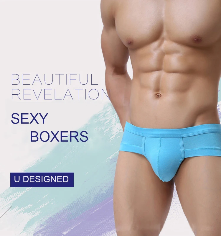 Sexy Underwear Funny Boxer Shorts For Men Cute Mens Boxer Cotton Cueca Calvn Boxers Hombre Underpants Trunks Pouch Underwear01
