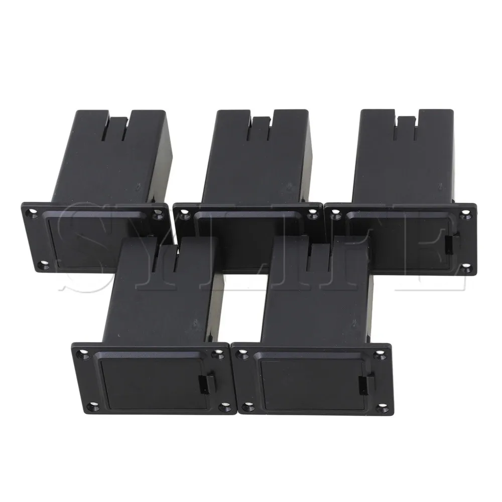

5PCS ABS 9V Battery Holder/Case/Box Compartment Cover Case Guitar&Bass Pick Up