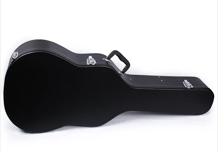 

acoustic electric guitar wood hard case 41inch
