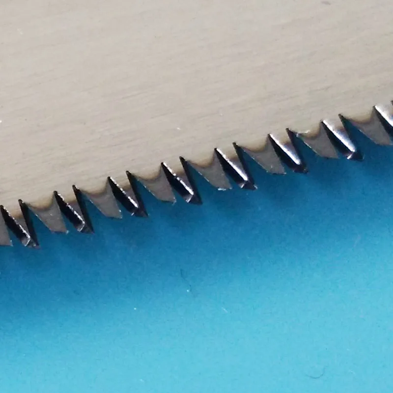Мини деревообрабатывающие ручные пилы двухсторонняя сталь SK5 Шипованная пила мелкий зуб деревянная ручка