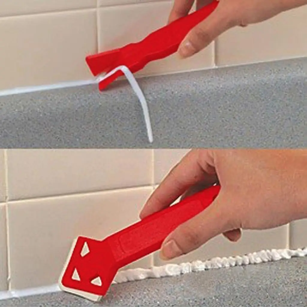 2 Pieces Sealant Seals Tools Caulk Tool Kit For Bathroom Kitchen And Frames,15x2x1.5cm/5.90x0.79x0.59 Inch