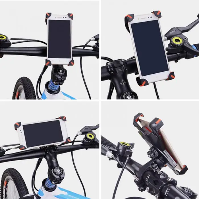 Вращающийся на 360 градусов держатель для телефона для велосипеда, держатель для велосипеда, держатель для велосипеда MTB, регулируемая подставка для телефона
