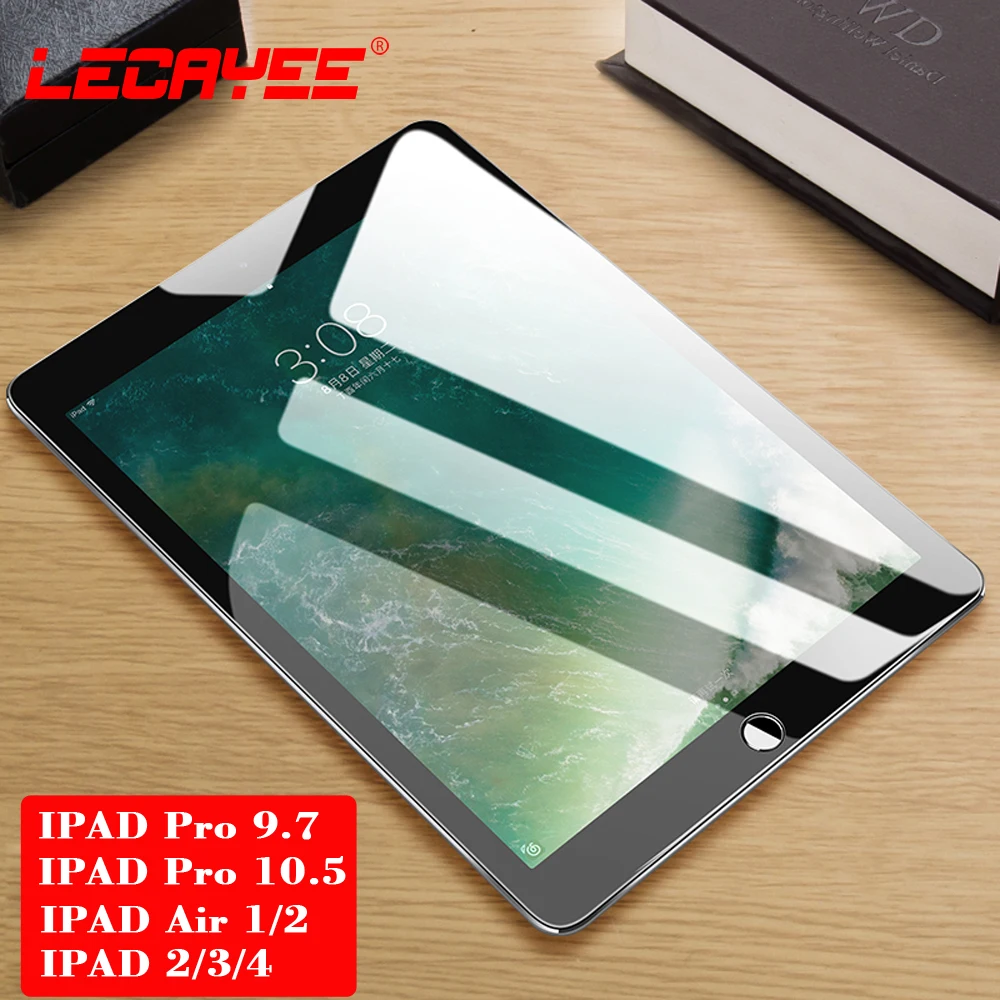 LECAYEE 9H Tempered Glass for New Ipad 2017 9.7 Ipad air 2 IPAD 3 4