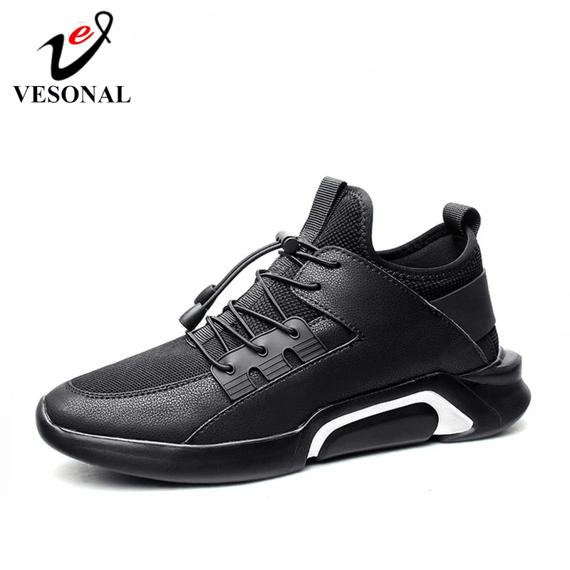 

VESONAL 2019 Summer New High Top Walking Breathable Mesh Sneakers Men Shoes Comfortable Male Shoes Loafers Casual Footwear