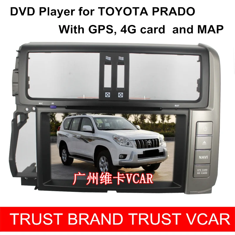 Free Gifts + Shipping HD 8 Inch Special Car DVD Player for TOYOTA PRADO with GPS Function | Автомобили и мотоциклы
