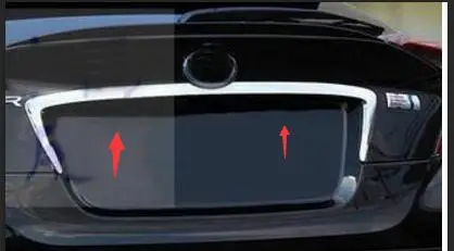 

2016 2017 2018 ABS Exterior Rear Door Central Mouldings Auto Car Rear Trunk Lid Moulding Trim For Toyota C-HR CHR