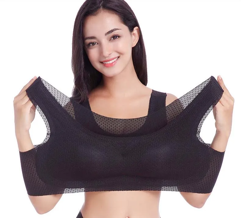errinut Plus Size Bra Seamless Underwear Women Push Up Bra Lace Bralette Bras For Women Wire Free Breathable Lingerie 08