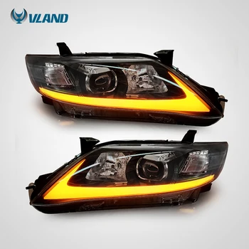

VLAND factory accessories for Car head lamp for Camry LED Headlight 2010 2011 Head light with Double color light bar(DRL&Signal)