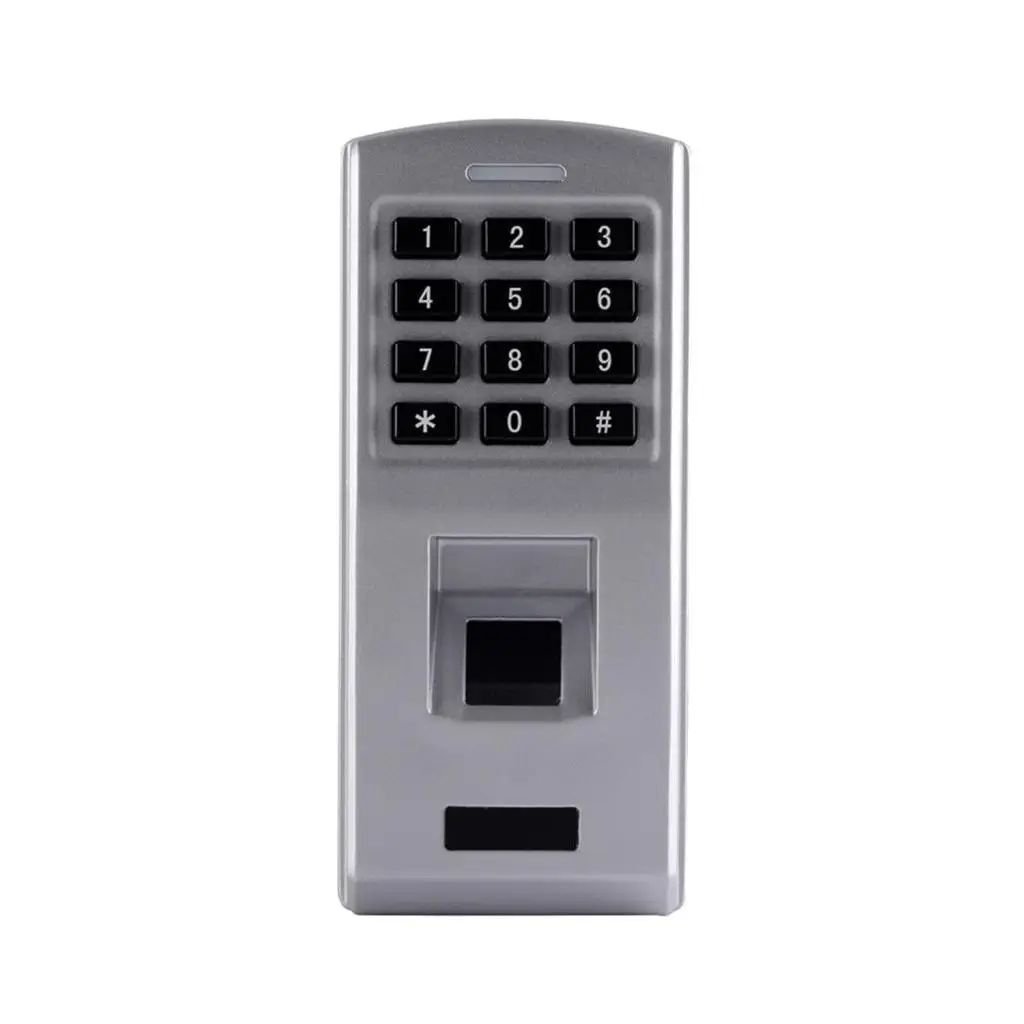 Outdoor IP65 Waterproof Biometric Fingerprint Password Code Keypad Door Access Control with RFID Card Reader