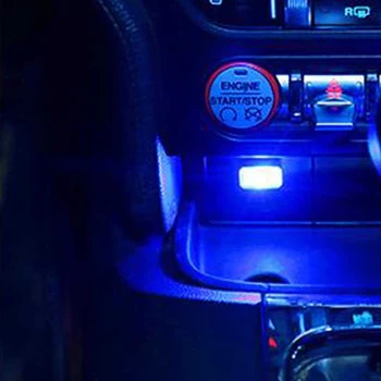 

Device Lamp Ultra USB Desktop LED Laptop Truck Car 5V Interior Lighting Blue Dash Storage Box Rear Plug