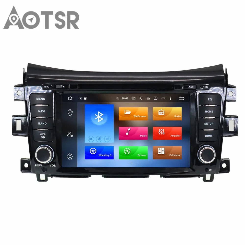 Sale Aotsr Android 8.0 7.1 Car DVD Player For NISSAN NP300 Navara 2014+ Car GPS Navigation Stereo multimedia auto headunit 2 din 1