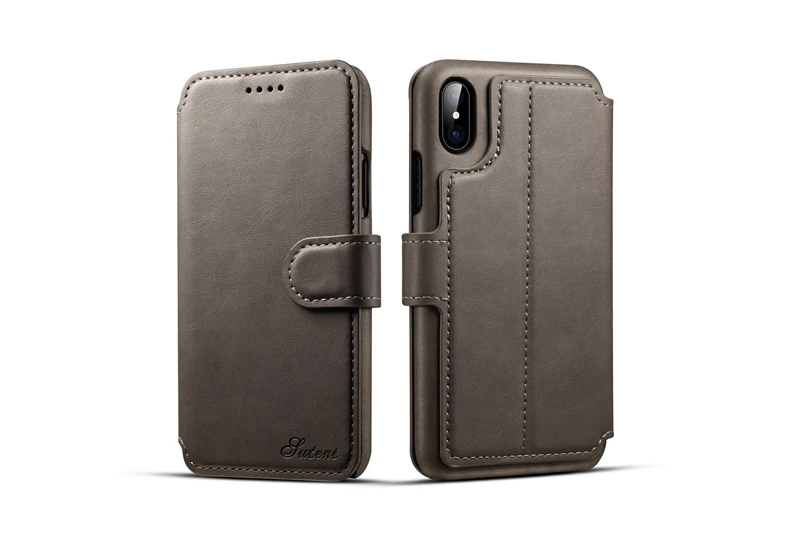 PU Leather Flip Case for iPhone X XS XR XS Max (4)