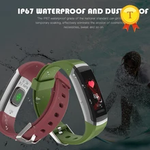 Высококачественный цветной экран монитор с режимом отслеживания сна SmartBand сердечного ритма mornitor фитнес-трекер для мужчин Смарт-часы трекер активности