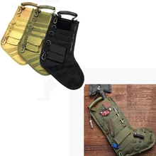 MOLLE тактический Рождественский чулок с ремешками дампа капельная сумка для хранения Военная охотничья сумка для журналов Прямая