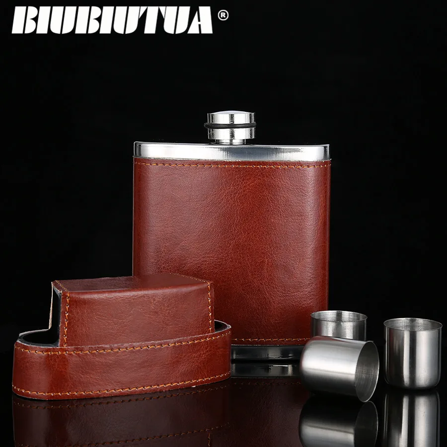 Buy BIUBIUTUA 8oz Outdoor Portable Flask Mini
