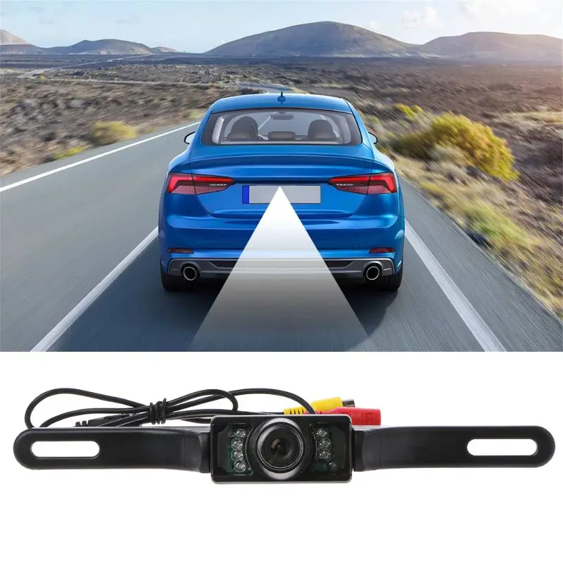 

Car Rear View Camera Night Vision 7 LED Wide Angle HD Color Backup Reverse Parking Camera
