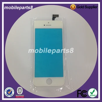 

DHL Free shipping 50pcs/lot AAA 2015 New Arrival high quality touch screen digitizer replacement for iphone 5 5s black white