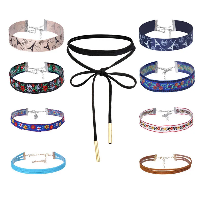 Buy Fashion Lace Collar Velvet 9 Pcs/Sets Harajuku