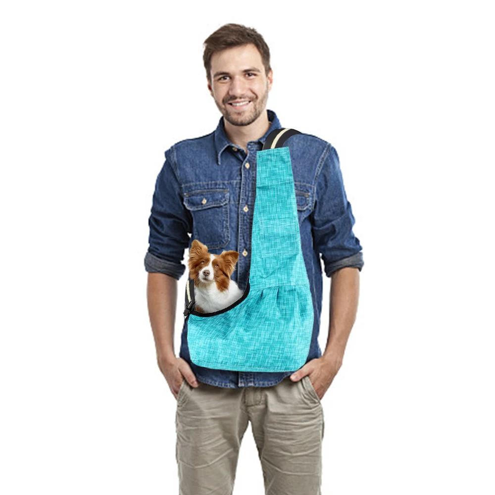 

Oxford Pet Dog Carrier Sling Bag Pet Dog Shoulder Bag Hands-free Dog Travel Bag Pet Carrier Bag