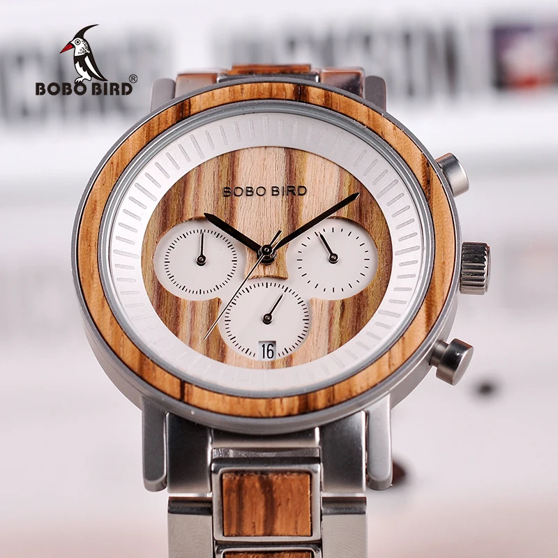 BOBO BIRD часы мужские качественные деревянные наручные часы relojes hombre мужские шоу подарок на свидание saat erkek часы из нержавеющей стали и дерева