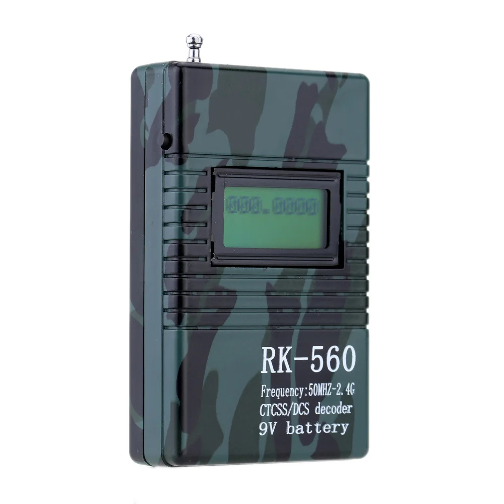 MYLB RK560 50MHz 2.4GHz Portable Handheld Frequency Counter DCS CTCSS