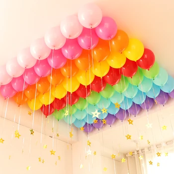 

100pcs/lot Gold Star Card Laser Pendant Wedding Marriage Room Balloon Accessories Romantic Love Sequin Ribbon Rain Pendant Favor