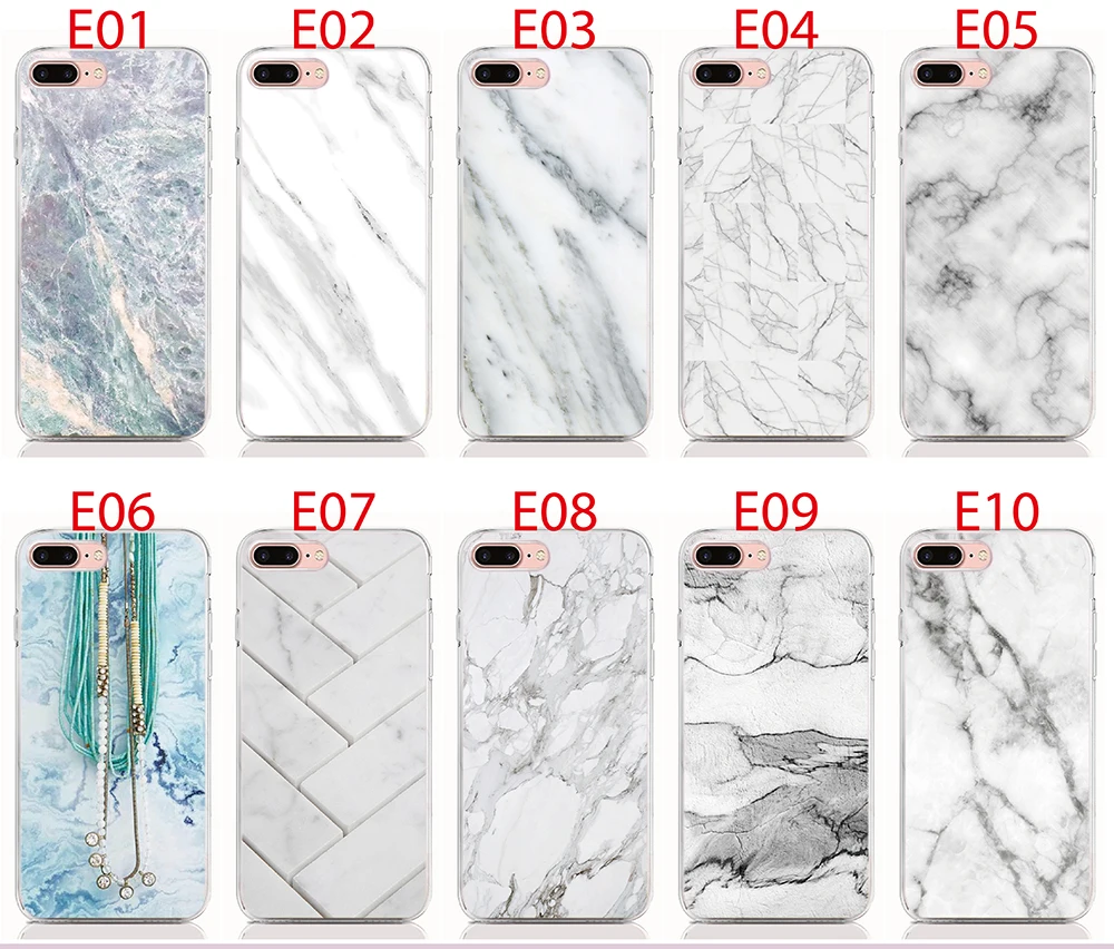 iPhone 7 Plus 10 Print Marble E01