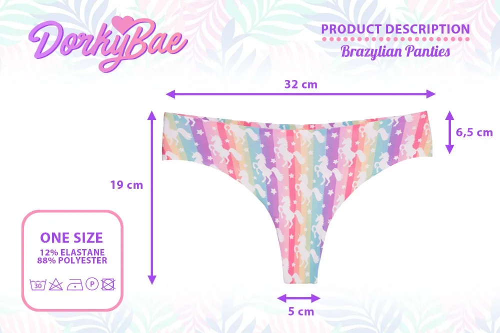 46419 rainbow unicors white 0