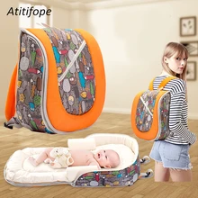 Baby crib multi-function bed foldable detachable mummy bag newborn portable baby bed Baby Nest Bed Travel Bed ForInfant Kids teknum crib newborns multi function portable bed bionic baby game bed