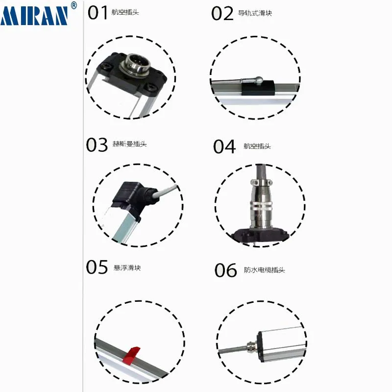 Miran MTM1 80 мм-350 мм 0-10 В/10-0 В магнитостриктивный датчик положения движения магнитный датчик перемещения линейные весы/линейка