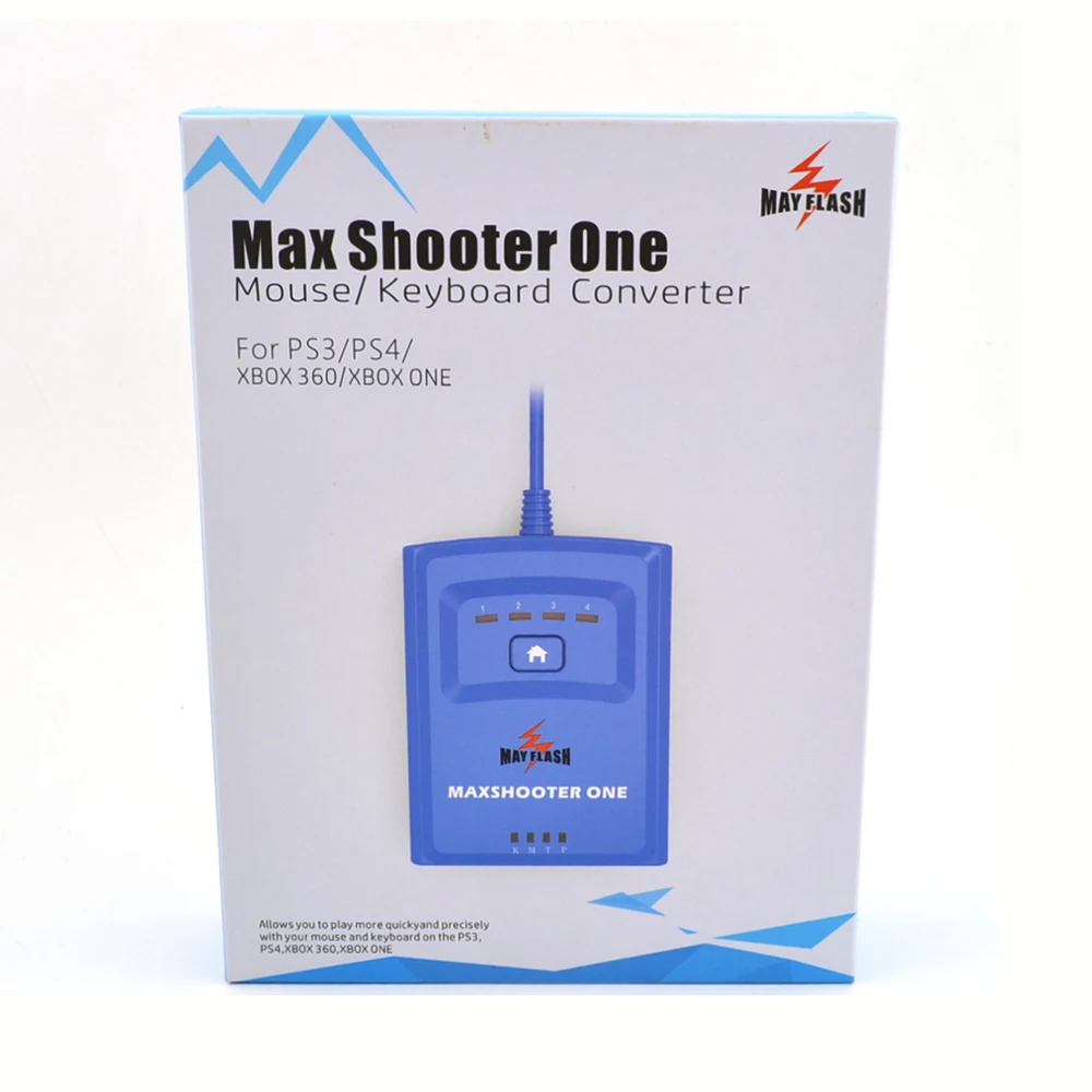 Высокое качество 8в1 Max Shooter ONE mouse/Key board конвертер адаптер для xbox one/PS4/PS3/xbox 360 Voice Promp tvibration