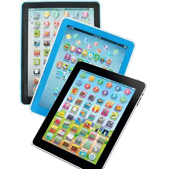 

English Russian Chinese Touch Tablet Computer Machine Educational Kids Toy Gift