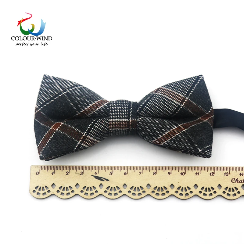 Мужские галстуки из хлопка и шерсти, обтягивающие, в полоску, с квадратным платком, в клетку, с бабочкой, набор галстуков, вечерние галстуки