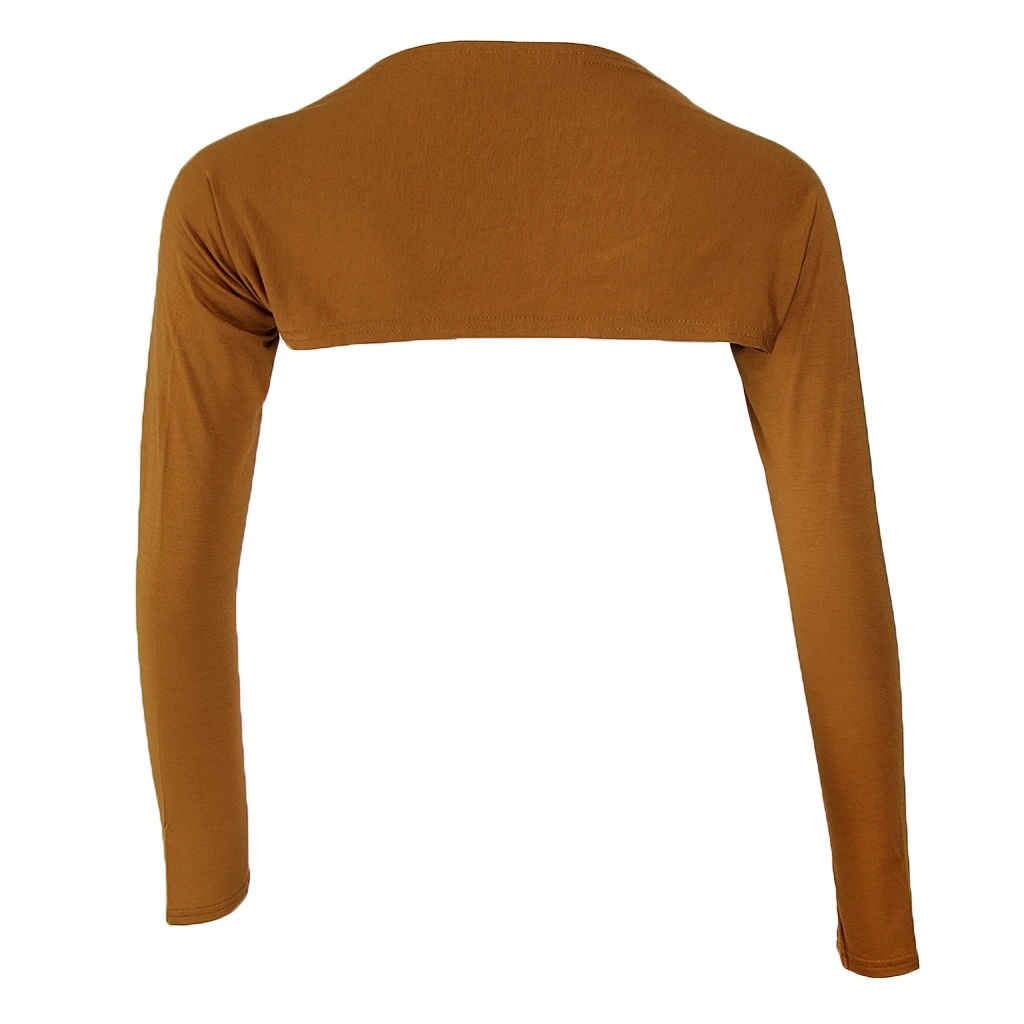 Fashion Women’s Soft One Piece Long Sleeved Elastic Modal Arm Warm Cover Shrug   Hijab Tops Muslim Clothes