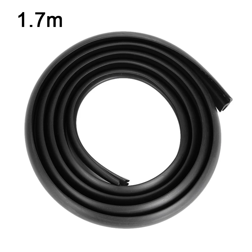 1Pc Universal 1.7M Car Ageing Rubber Seal Under Front Windshield Panel