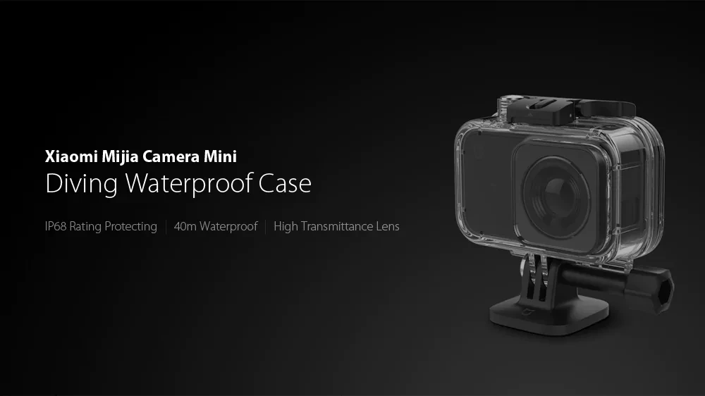 Xiaomi Mijia IP68 чехол для дайвинга глубина 40 м водонепроницаемый защитный чехол для цифровых камер Xiaomi Мини спортивный чехол s