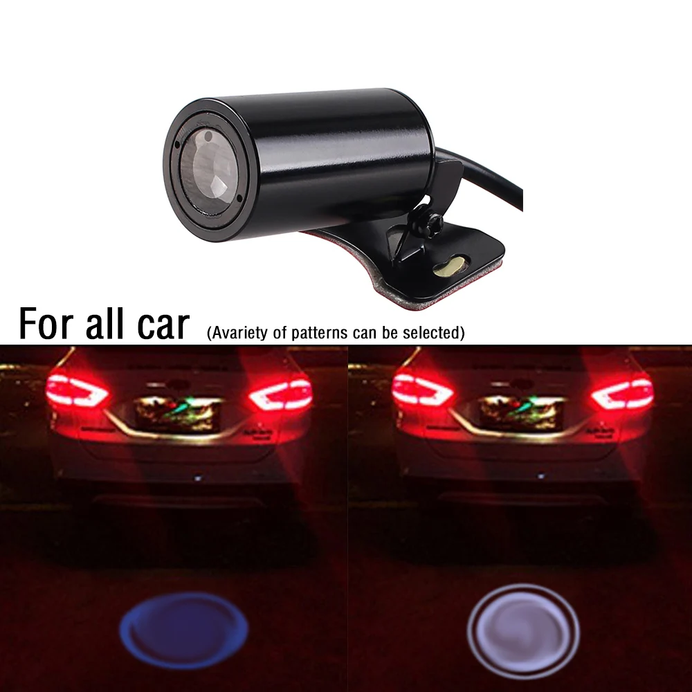 Universal Car Laser Tail Logo Led Light Anti Collision Rear end Fog