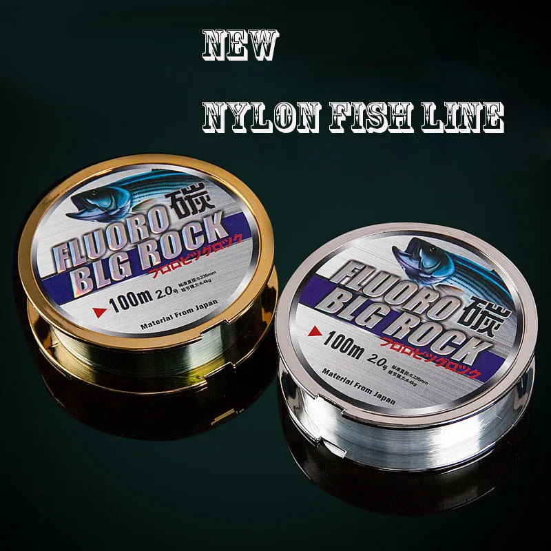 New Arrival Nylon Fishing Line 100M Strong Fly Lure fishing pole Line