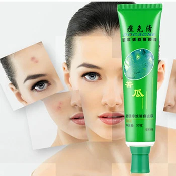 

Face Care Acne Treatment Cream 30g Natural Bitter Gourd Scar Removal Acne Remove Treatment Essence Cleaning Cream