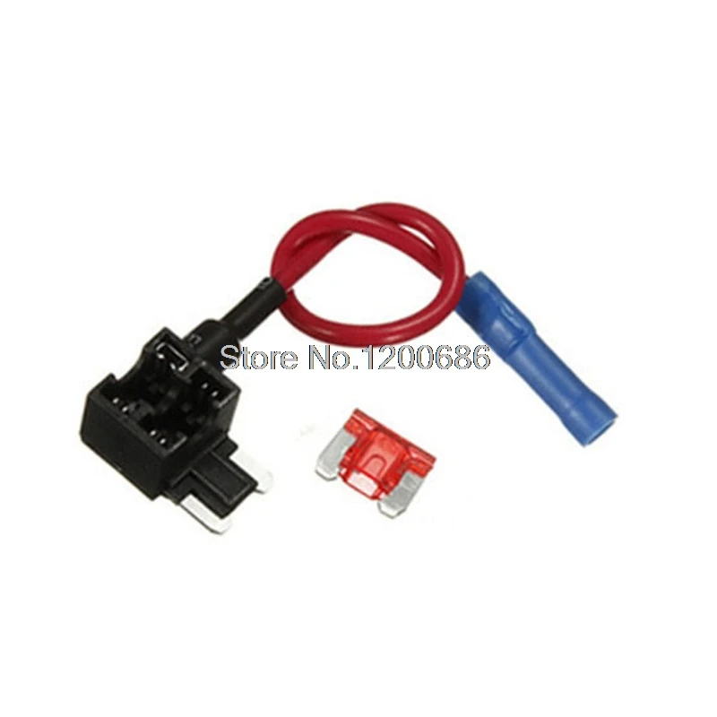 us $5 3 12v car add a circuit fuse tap adapter mini atm apm blade fuse holder in fuses from home improvement on aliexpress com alibaba group auto vehicle 12v car add a circuit fuse