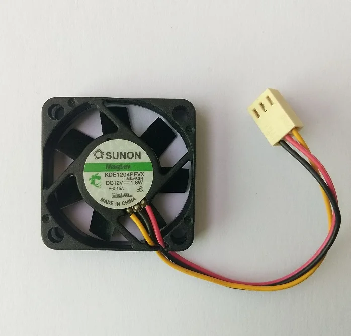 

SUNON 4CM KDE1204PFVX 4010 12V 1.8W 3 Wire Cooling Fan High speed System Fan Mainbaord CPU Fan