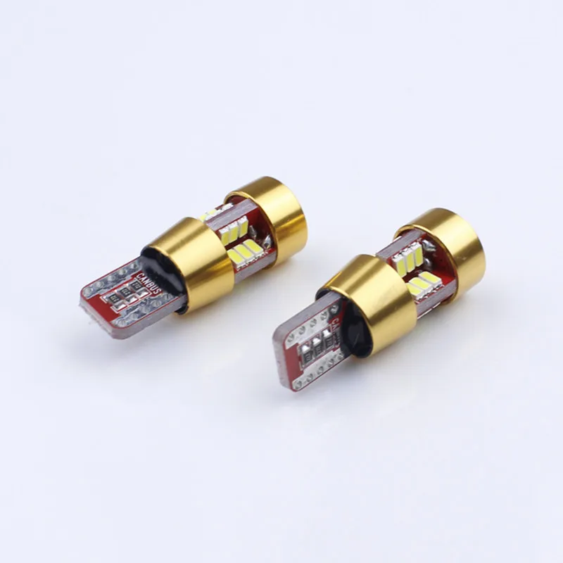 2шт T10 W5W Canbus светодиодный Габаритные фонари для автомобиля парковочный свет VW POLO