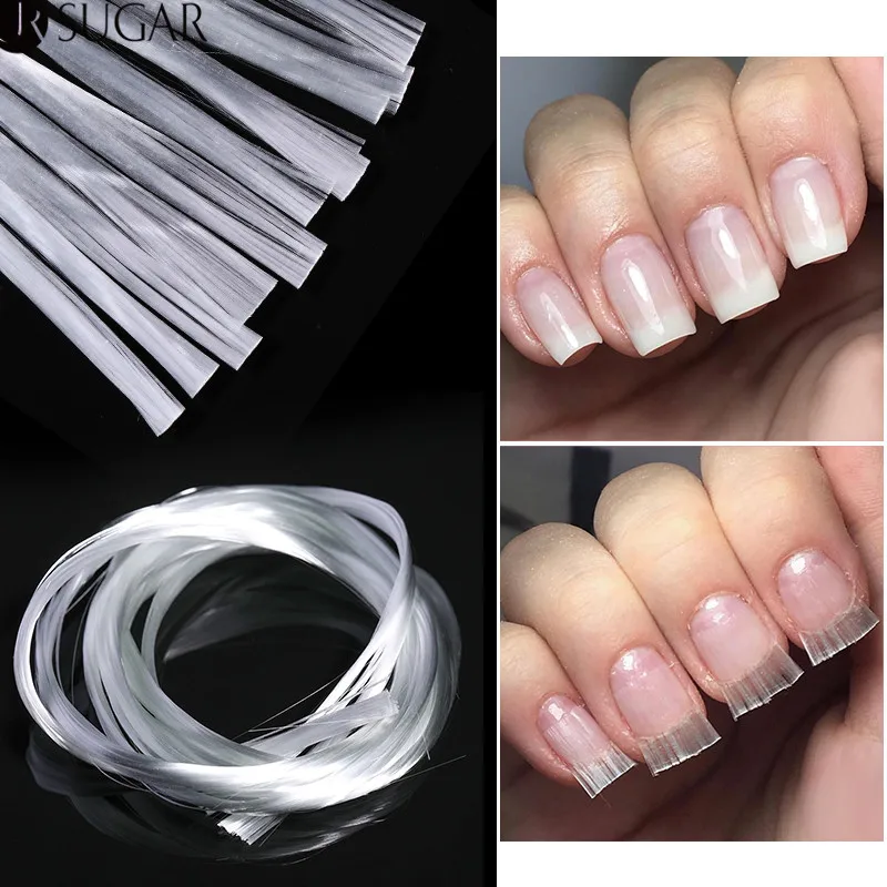 Ur Sugar Fibernails для наращивания ногтей, акриловые наконечники, стекловолоконная форма для ногтей, быстрое расширение, маникюрный салонный инструмент, УФ-гель