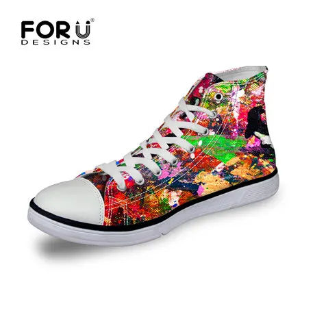 

Fashion Graffiti Canvas Shoes Woman Casual Shoes Height Increasing High Heels Ladies Wedges Shoes Zapatos Mujer Winter Shoes
