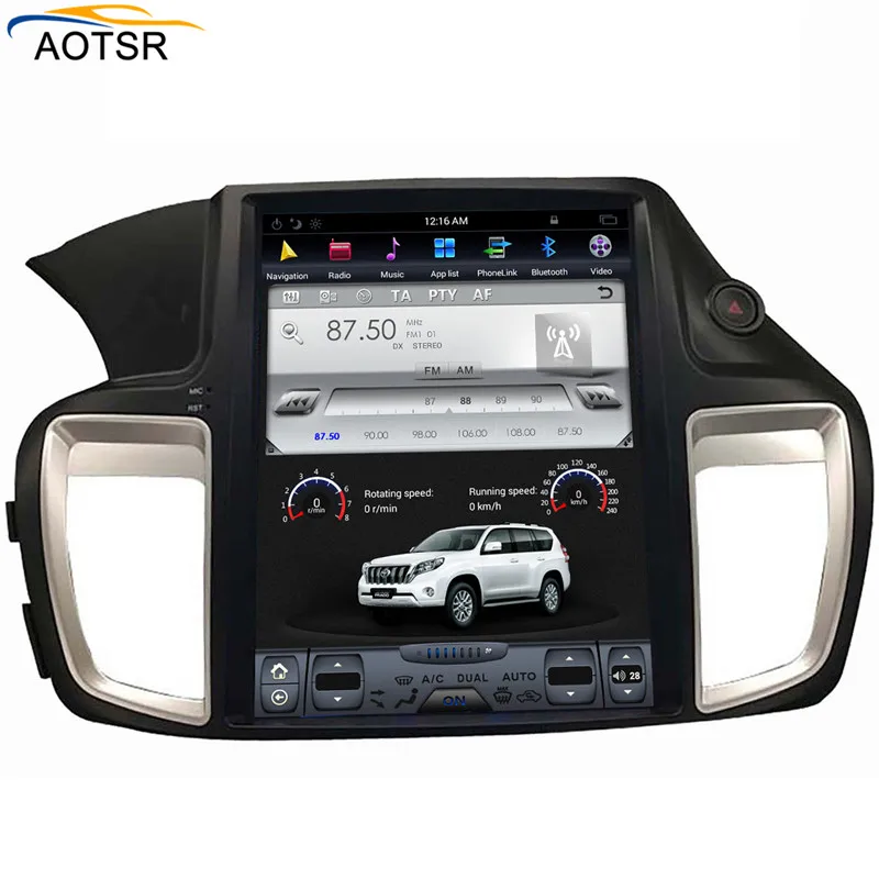 Sale Tesla style 12.1"Big screen Android 7.1 Quad core Car radio GPS Navigation for HONDA ACCORD nine 2013-2018 autostereo no dvd 6