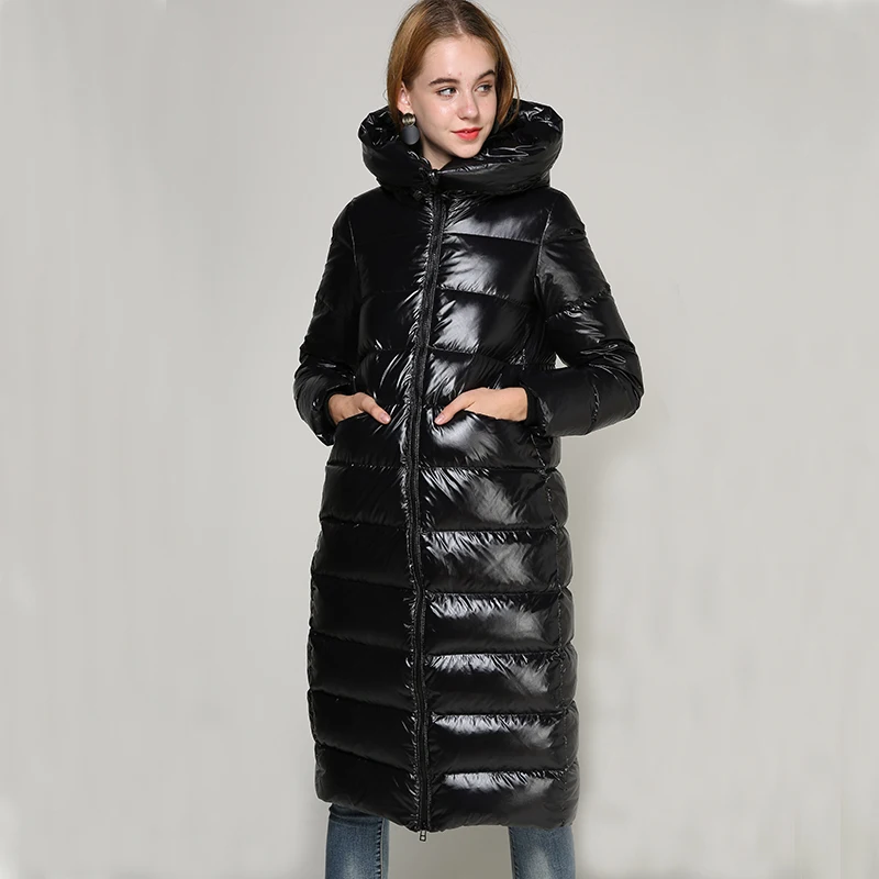 

Winter Women Down Jackets Girl's Winter Down Jacket Women Thermal Hooded Coats M L XL