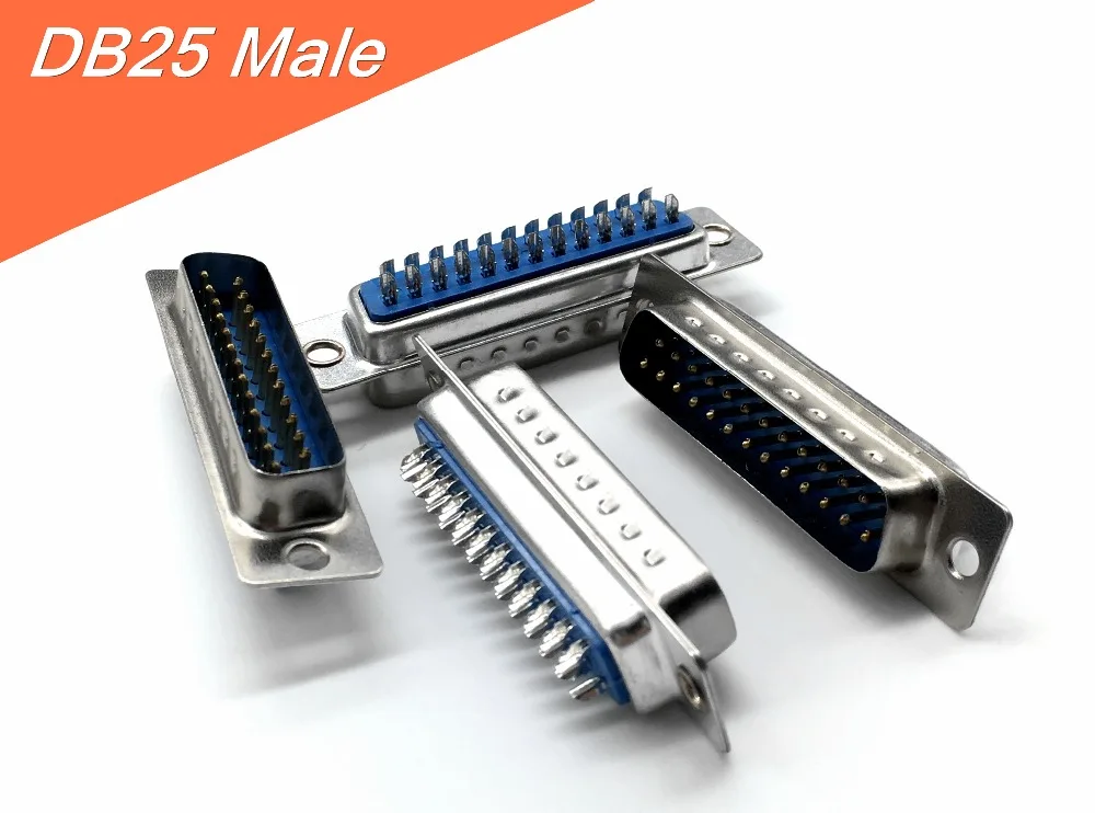 

DB25 male,Parallel port Double 25-pin Solder DB25 connector Mini Adapter DB connectors