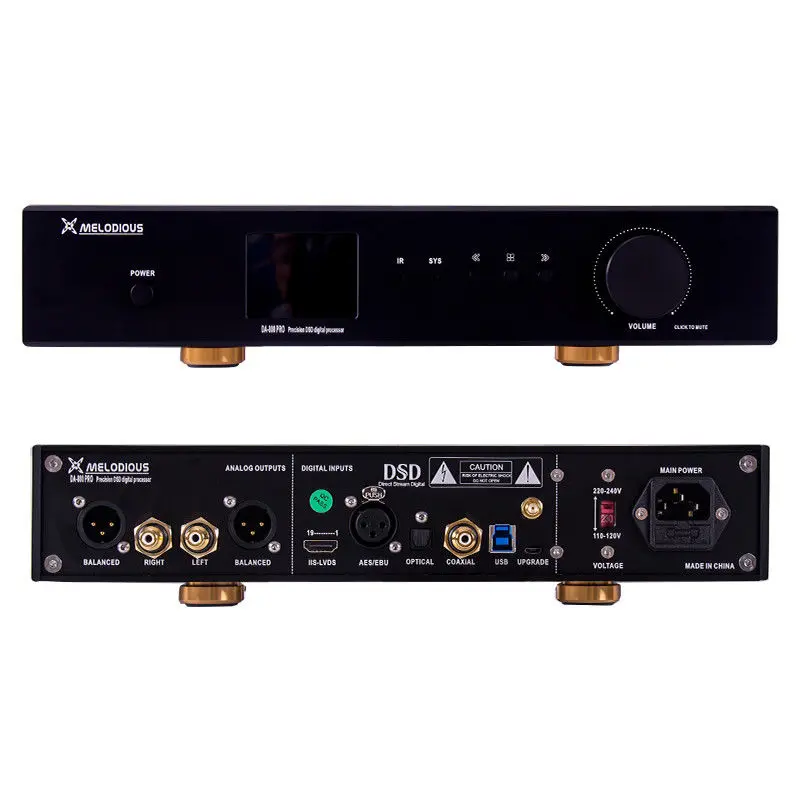 Nobsound ES9038PRO HiFi DAC аудио декодер Bluetooth 5 0 коаксиальный Оптический USB 12S APTX HD|Усилители